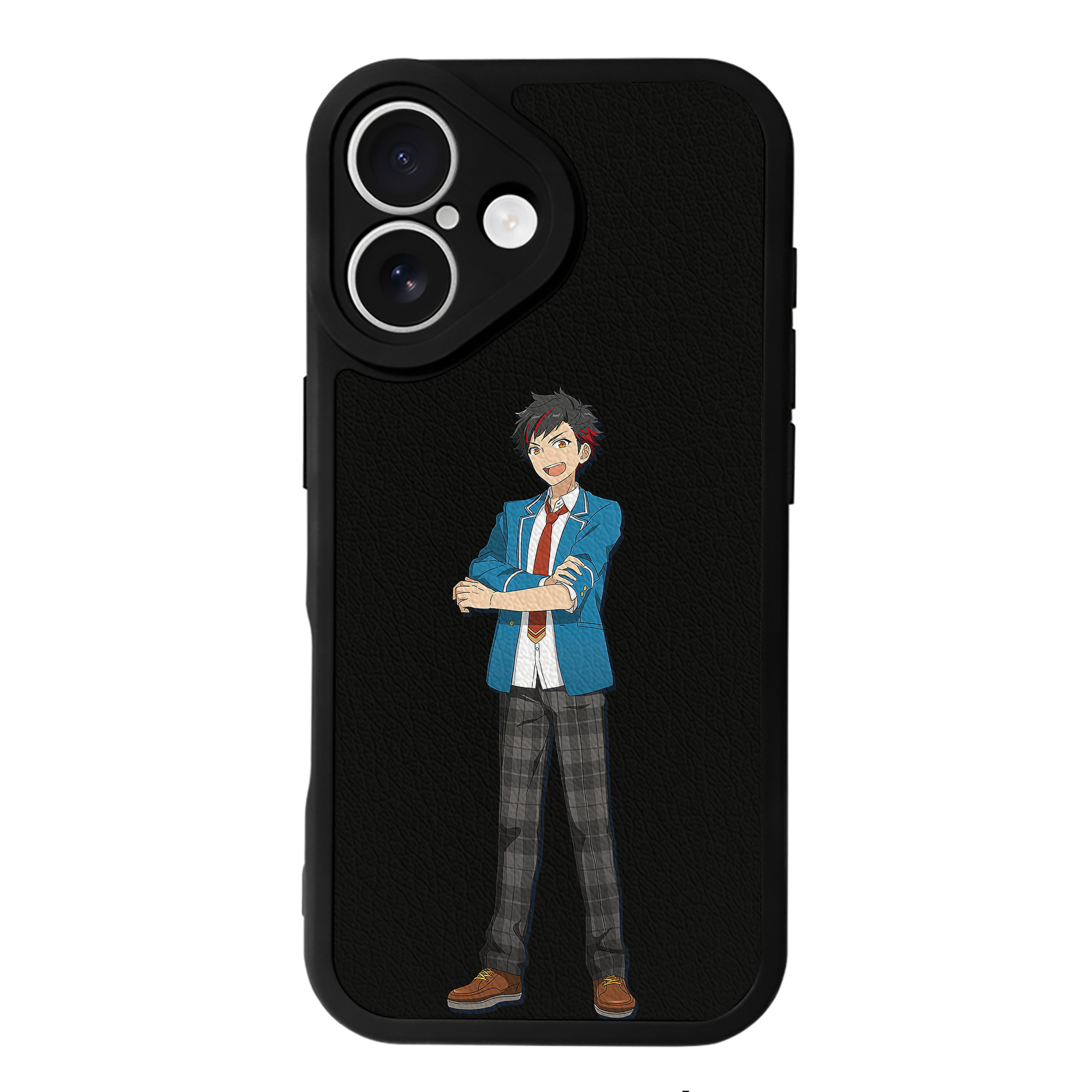（画像用） あんさんぶるスターズ! Ensemble Stars 【iPhone 16シリーズ対応】シリコンスマホケース（レザー調） 材質：シリコン